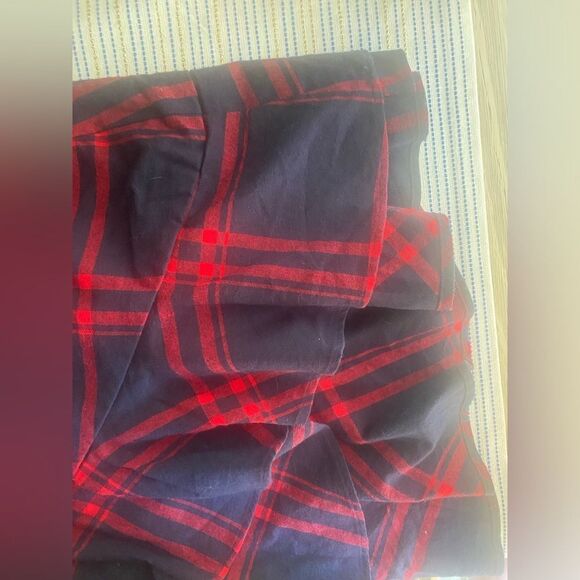 By Egreis Navy Blue/ Red Plaid Dress - Size Large  - NWT - Picture 10 of 12